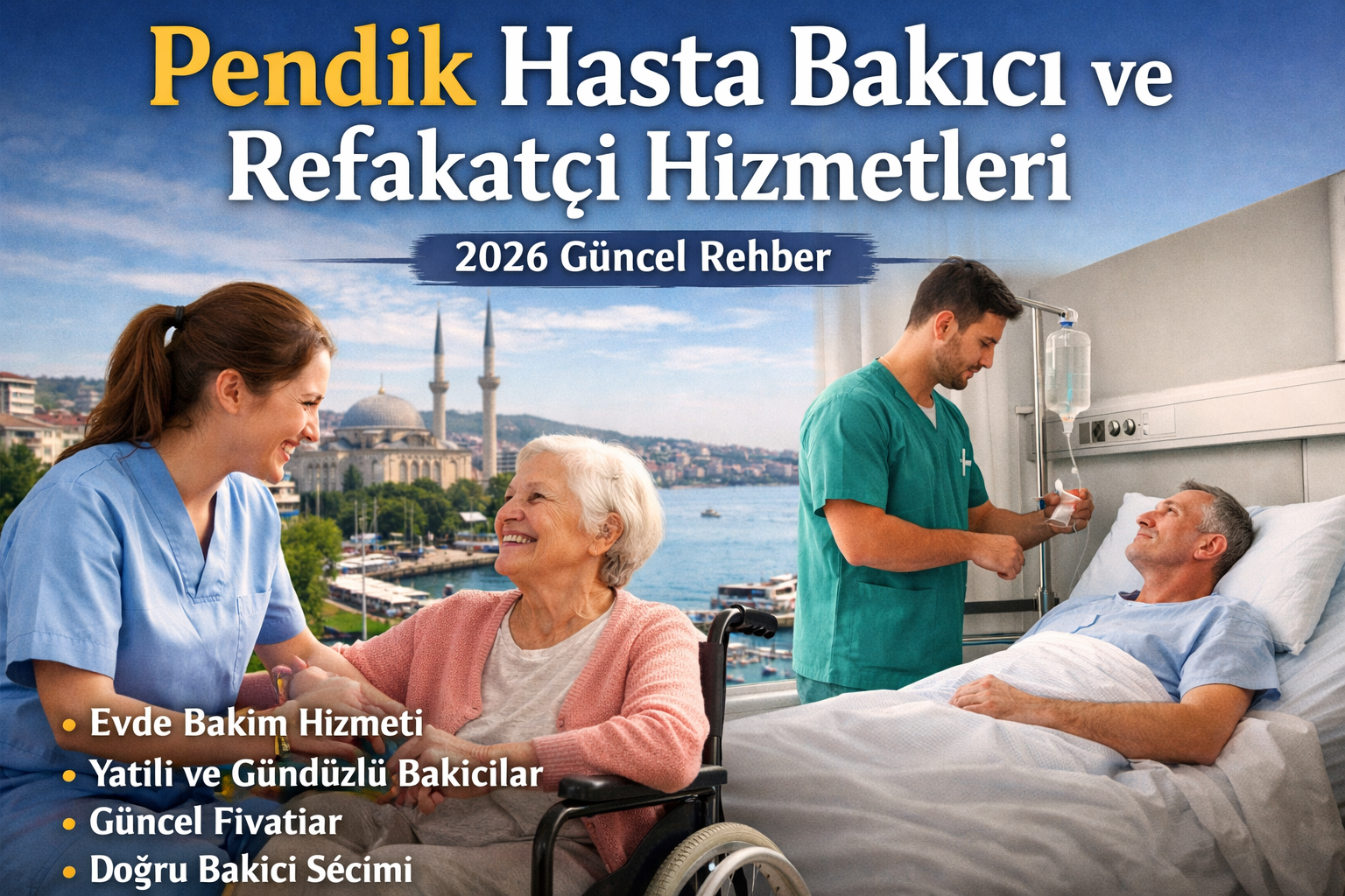Pendik Hasta Bakıcı ve Refakatçi Hizmetleri (2026 Güncel Rehber)