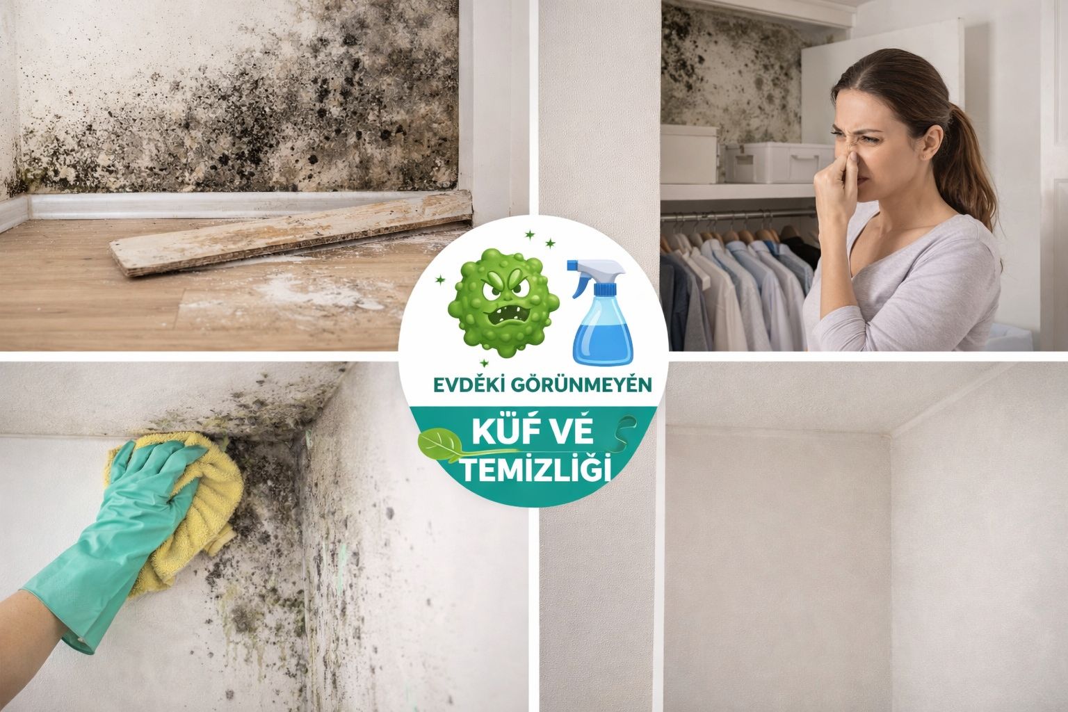 Evinizdeki Gizli Tehlike: Küf ve Nem Temizliği