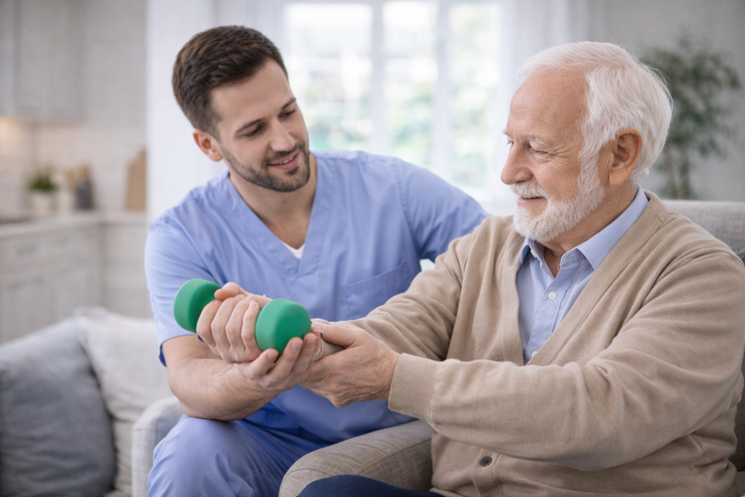 Felçli ve Yatağa Bağımlı Hastalar İçin Evde Fizik Tedavi ve Rehabilitasyon Desteği